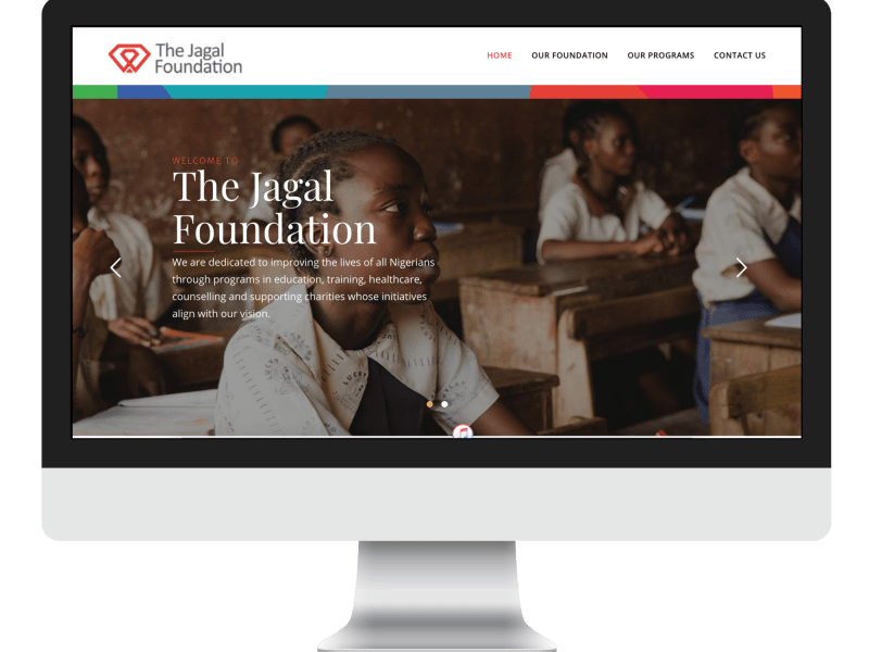 Jagal Foundation Website Designed by Sigmanox NG